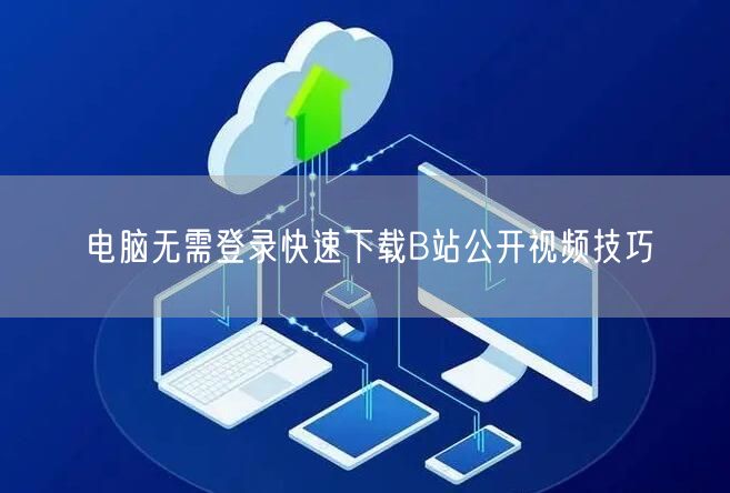 电脑无需登录快速下载B站公开视频技巧