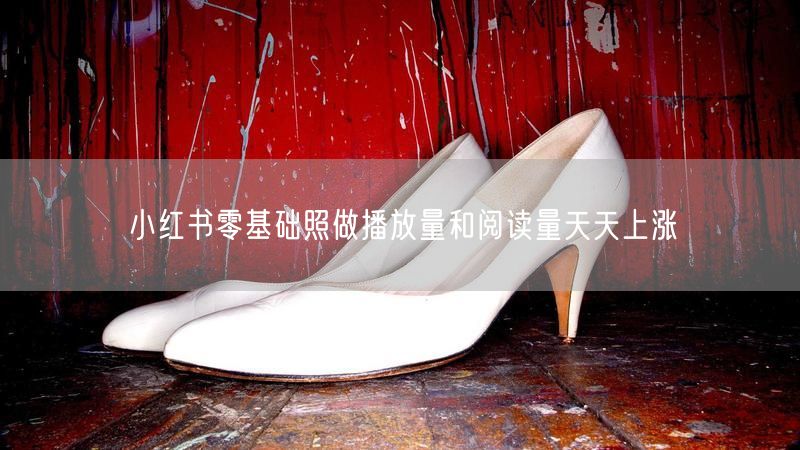 小红书零基础照做播放量和阅读量天天上涨