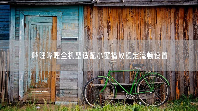 哔哩哔哩全机型适配小窗播放稳定流畅设置